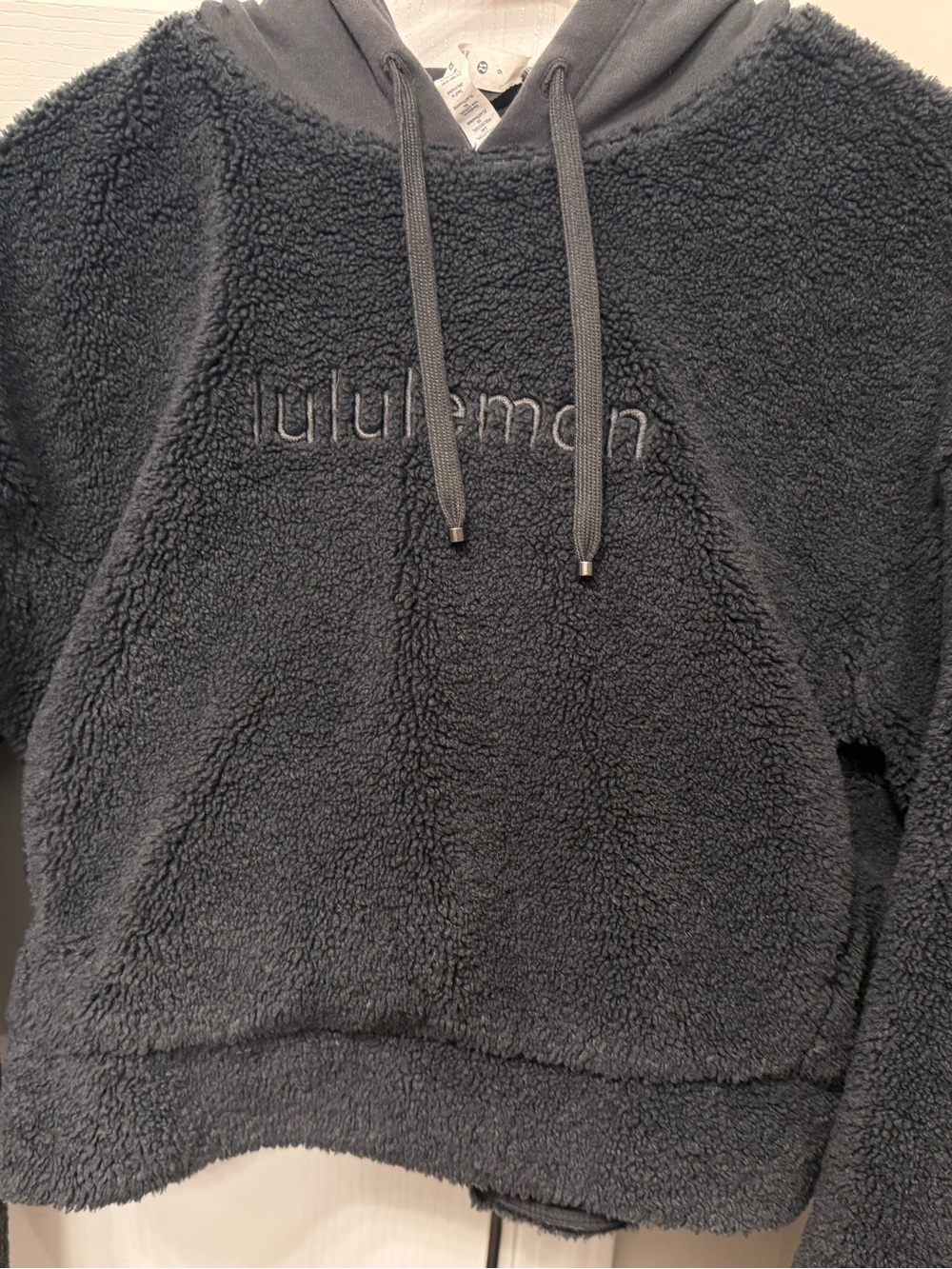 lululemon athletica Dark Gray Sherpa Hoodie